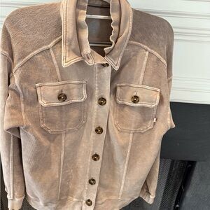 Anthropologie Pilcro Shacket- Size XS but fits like small/medium